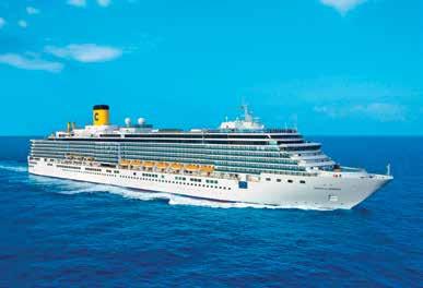 COSTA LUMINOSA MEDITERRANEO ORIENTALE GRECIA 775,00 esterna classic (senza vista) doppia esterna classic (senza vista) quadrupla esterna con balcone classic doppia QUOTA FISSA 3 /4 LETTO senza