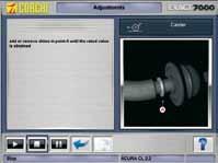 Quick Check : procedura completa di misura e regolazione dell assale anteriore con 2 rilevatori. Regolazione del Cradle.