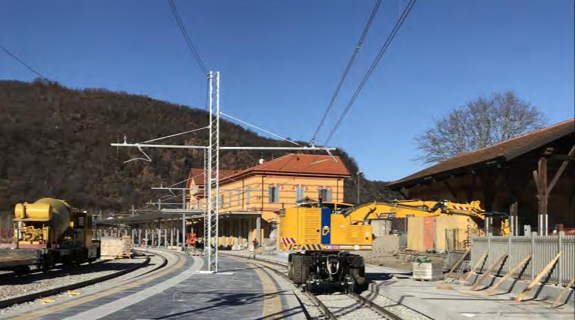 segnalamento OGGI Consolidata la sede ferroviaria Riqualificate le stazioni