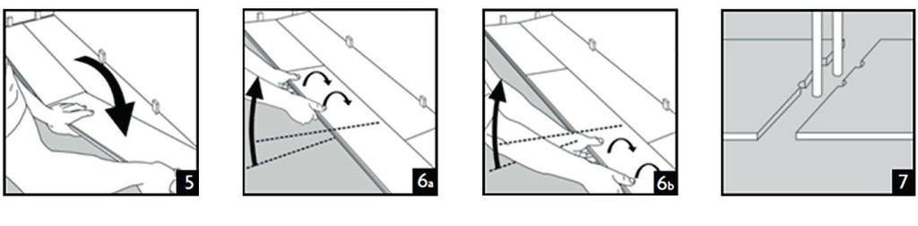 Un sottofondo di piastrelle ceramiche con fughe > 4 mm di larghezza e / o > 2 mm in profondità, dovrebbe essere lisciata mediante l applicazione di un prodotto di livellamento sulle fughe.