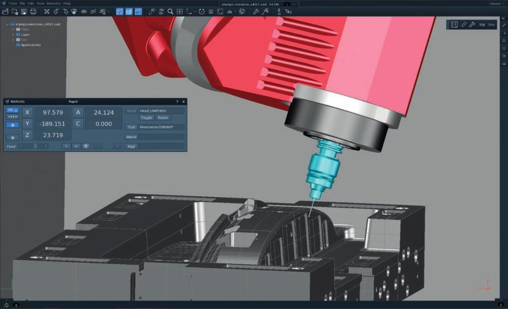 Tebis vuole quindi offrire ai costruttori di macchine una soluzione customizzata per beneficiare al massimo delle performance della macchina, garantendo allo stesso tempo all utilizzatore un ciclo di