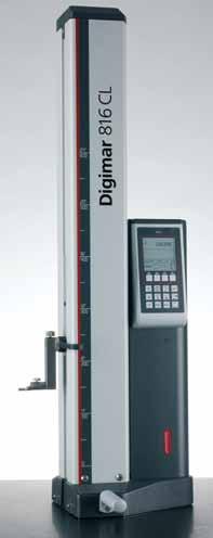 16 Digimar. Misuratori di Altezze 816 CL Digimar 816 CL 350 / 600 mm: Lo strumento di misura robusto e di facile utilizzo, perfetto per misurazioni accurate in produzione. 1D PROG 3.690,-- Codice no.