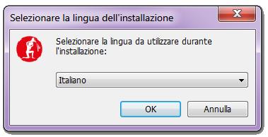 1.3 Installazione del software GE552Y056 Seguire la procedura per