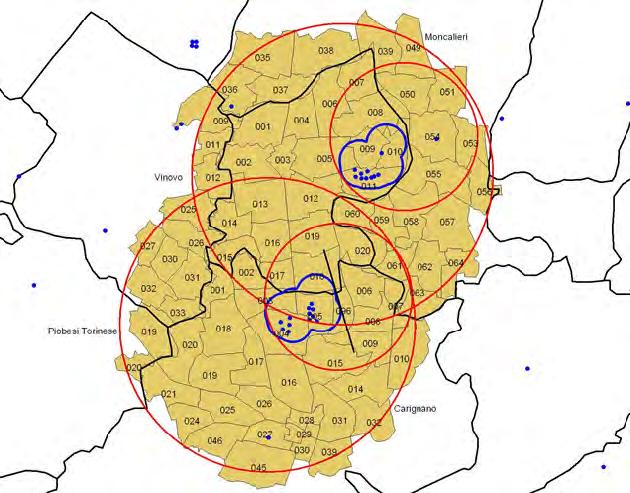 CAMPI POZZI CARIGNANO (TO) LA LOGGIA (TO) PROV ISTAT COMUNE FOGLI DI MAPPA TO 001058 Carignano TO 001127 La Loggia TO 001156 Moncalieri 001; 002; 003; 004; 005; 006; 007; 008; 009; 010; 014; 015;