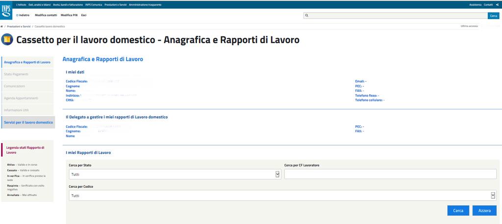 Se è presente una delega attiva conferita dal datore di lavoro a un soggetto intermediario di tipo Consulente/Commercialista, l applicazione in