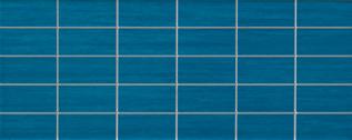 Azzurro Inserto Floreale 20x50,2 8 x20 585 PNF03 Pennellato Blu Inserto