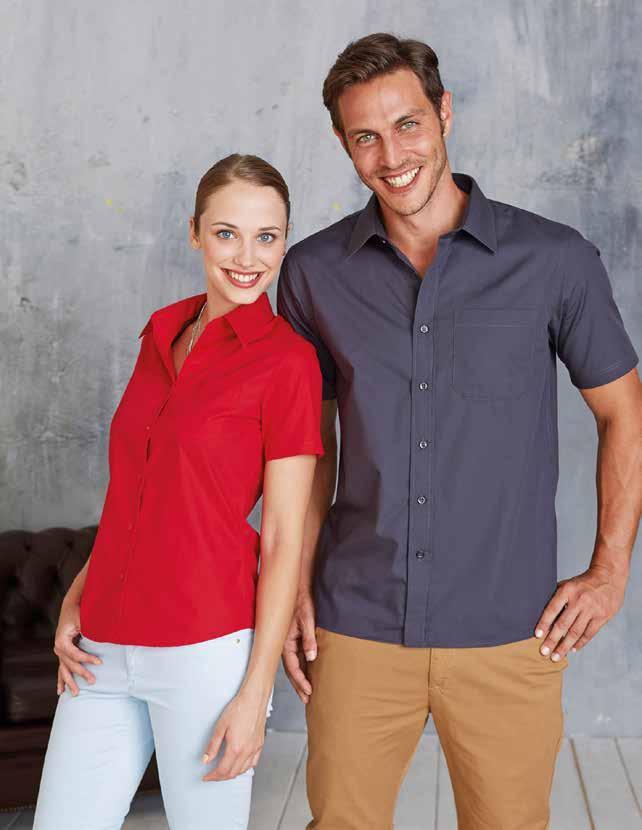 Rosso CAMICIA DONNA MM Descrizione: 100% Cotone Popeline. Tessuto facile da stirare.