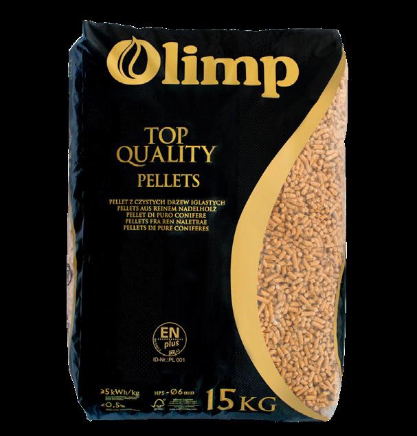 STUFE A PELLET PELLET OLYMP EAN: 5900886256230 Peso : 15kg Pz.