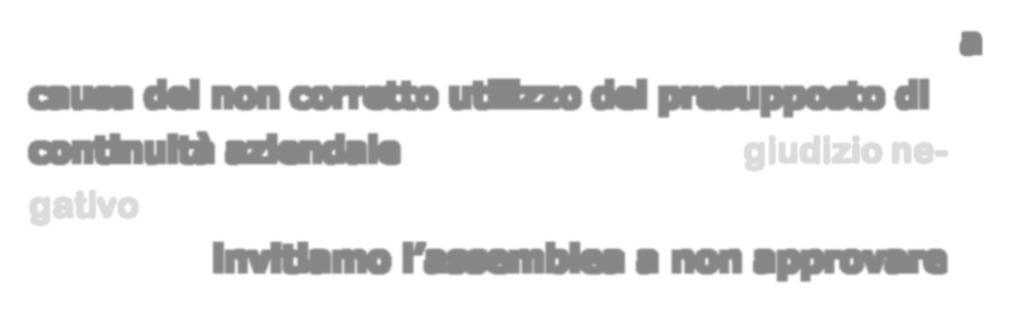 realizzate nel breve-medio periodo e permettano di superare le attuali difficoltà.