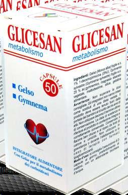 GLICESAN metabolismo Gelso Gymnema capsule INTEGRATORE ALIMENTARE Con Gelso per il metabolismo dei carboidrati Numerosi studi hanno dimostrato che