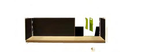 ELEMENTI da SCRIVANIA Shelf: W. 60 D. 20 H.