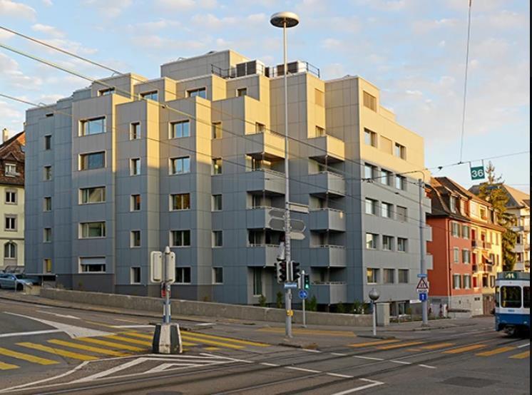Settlement, Freiburg, 2002 Schmid Architekten, Self-sufficient energy house,
