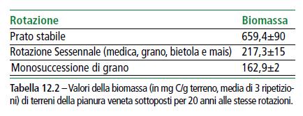 Microbial biomass C as an early and