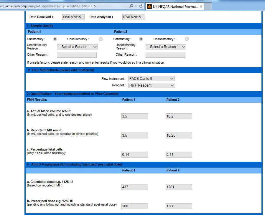 FMH Scheme Input dati