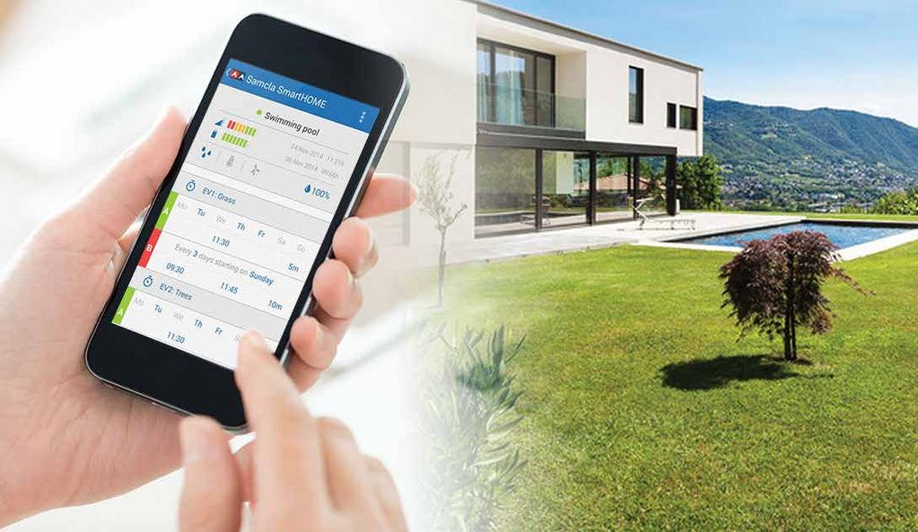 SAMCLA SMART HOME SISTEMA DI TELEGESTIONE E CONTROLLO SAMCLA DISPOSITIVO VOLUME Controllo delle perdite di acqua con elettrovalvola di sicurezza. Funziona con 3 pile AAA incluse.