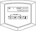 2.1-6 Regolazione temperatura di intervento (Solo Power Control) Sulla sinistra dello schermo viene mostrato il tipo di modalità selezionata (AUT). In alto a destra sullo schermo viene mostrata l ora.