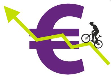 LA BIKE ECONOMY: I NUMERI DEL CICLOTURISMO Valore del cicloturismo in 28 Paesi europei 44 miliardi di euro l anno, generato da 2.