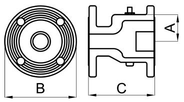 Vie 0 0 " 60 3 99 6 6 "/ 09 96 3 0 0 3" 7 70 00 00 4" 40 69 30 IMPORTANTE: per l abbinamento dei corpi valvola PVC al servocomando è necessario interporre