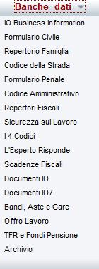 articoli dedicati alle principali categorie professionali le banche dati: un sistema integrato di banche dati per