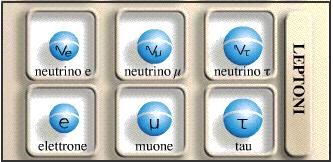 Ovviamente ci sono anche le corrispondenti antiparticelle I leptoni più pesanti, i mu e i tau, si trasformano velocemente (tramite interazione debole) in leptoni più leggeri.