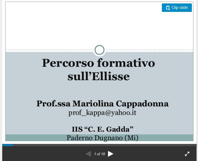 Pubblicare -Slideshare http://www.