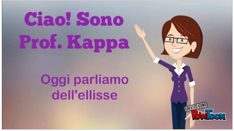 Creare videolezioni Powtoon Esempio Ellisse https://www.