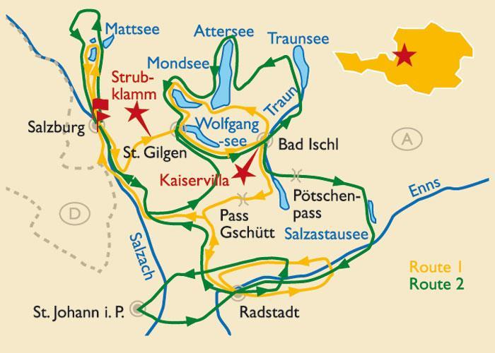 Sulle tracce del Campionato Mondiale del 2006 vi presentiamo in 6 tappe la pittoresca regione del Salisburghese.