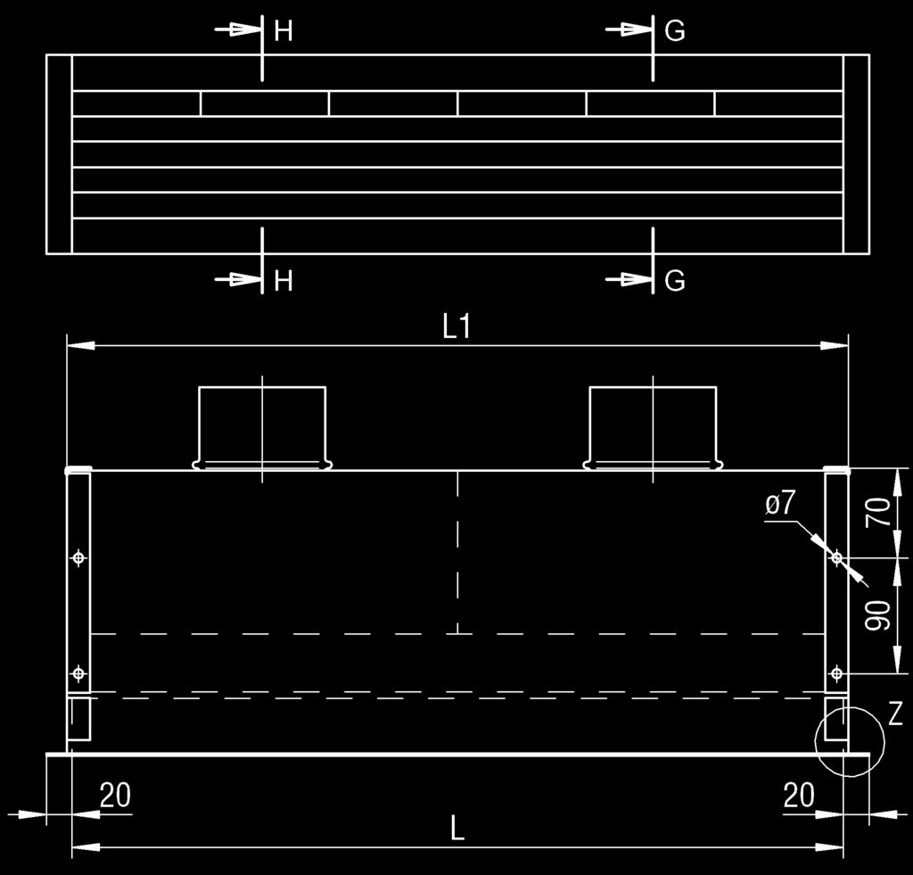 KWB-S Posizione dei manicotti 1 manicotto