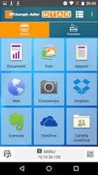 UTAX PRINT & MY PANEL App che ci permetteranno di stampare documenti, foto e file salvati sul nostro smartphone Con la stessa applicazione sarà possibile anche inviare Documenti cartacei dal