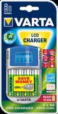 113 Gamma Easy Charger - Caratteristiche PORTABLE POWER RICARICABILI ALCALINE LCD Charger Tipo