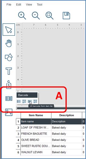 5.9. Come è possibile aggiungere un codice a barre a un modello?