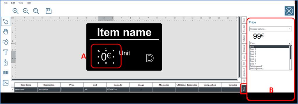 11. Strumento prezzo 11.1. Come si modifica la visualizzazione del prezzo?