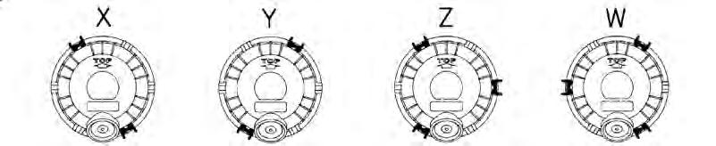 CLAPS POSITION OPTION Advantages Differently from the Vikoseal standard series (see page 13) these filters give the opportunity to shift the locks of the cover according to the specific application.