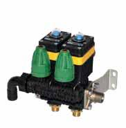 High pressure ECOCONTROL regulating units supplied with manual diaphragm pressure relief valve, main on/off valve with pressure bleeding off function and volumetric valve VPAP Cod. - Part Number - 25.