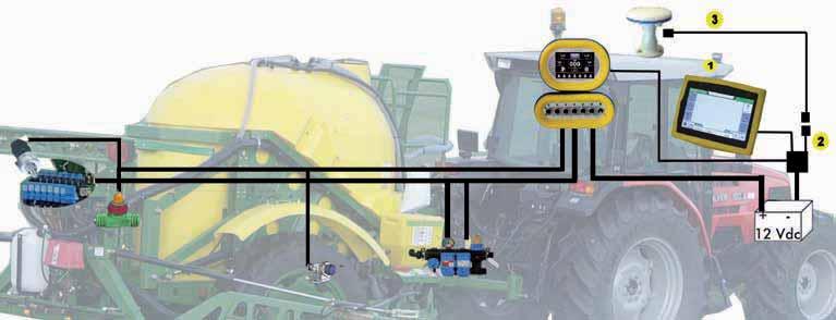 AUTOGUIDE GPS COMPUTER PER GESTIONE AUTOMATICA DEI TRATTAMENTI COMPUTER TO CONTROL SPRAYING TREATMENT LUNGH. CAVI (MT) Cables length (mt) KIT AUTOGUIDE POS - ITEM - CODICE PART NUMBER 1 2 3 82.8415.