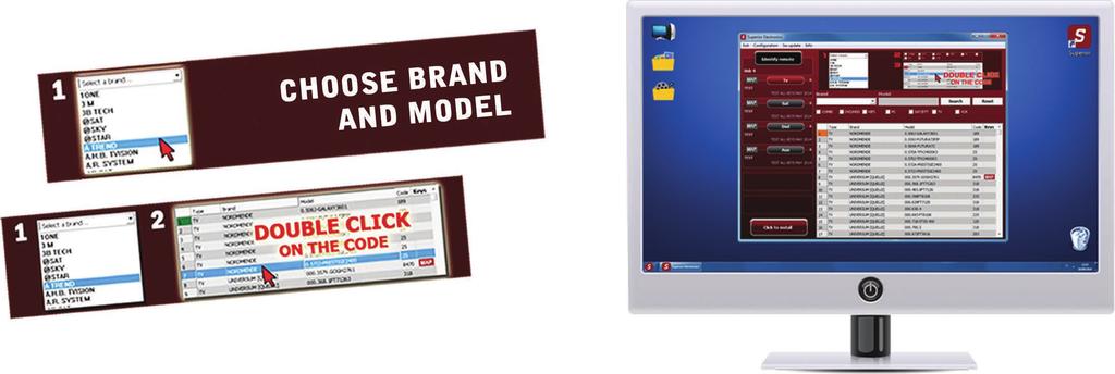 Double click on the desired model.