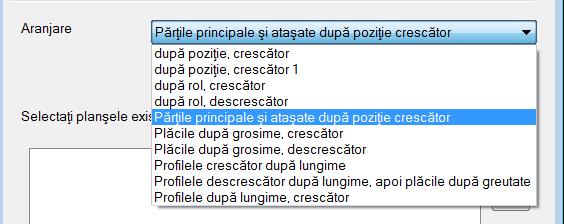 Proprietăţi proces Stabiliţi opţiunile de numerotare a detaliilor create de proces: valoarea de start şi pasul.