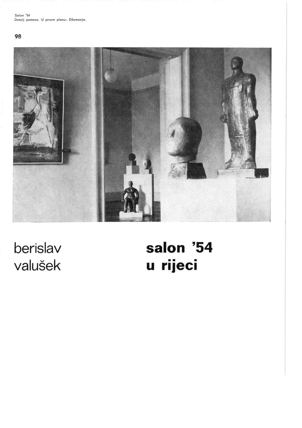 Salon '54 Detalj postava.