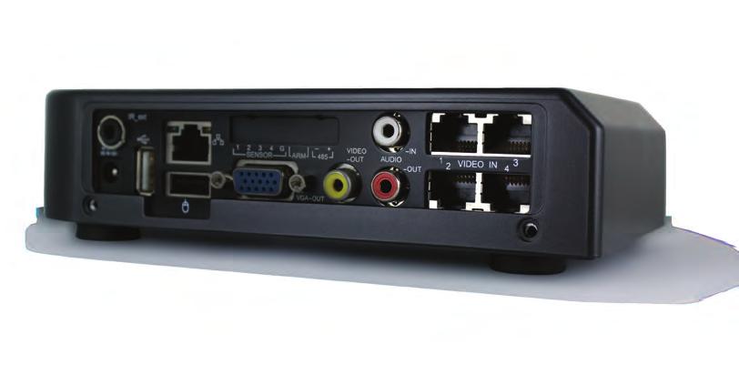 Videosorveglianza Ethernet I DVR tradizionali sono collegati alle videocamere analogiche tramite un cavo a 4 poli con terminazione BNC per