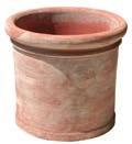 Terracotta Luxury Art. F02..0: Conca Liscia - Plain Planter MN. MN.Q.