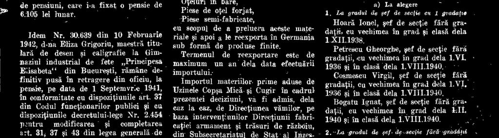 979 din 1941, a Direcainnii desvoltarii productiei industriale din Ministerul Economiei Nationale, prin care ni se comunici avizul favorabil al Cornisiunii industriale asupra aeestei selieiari;