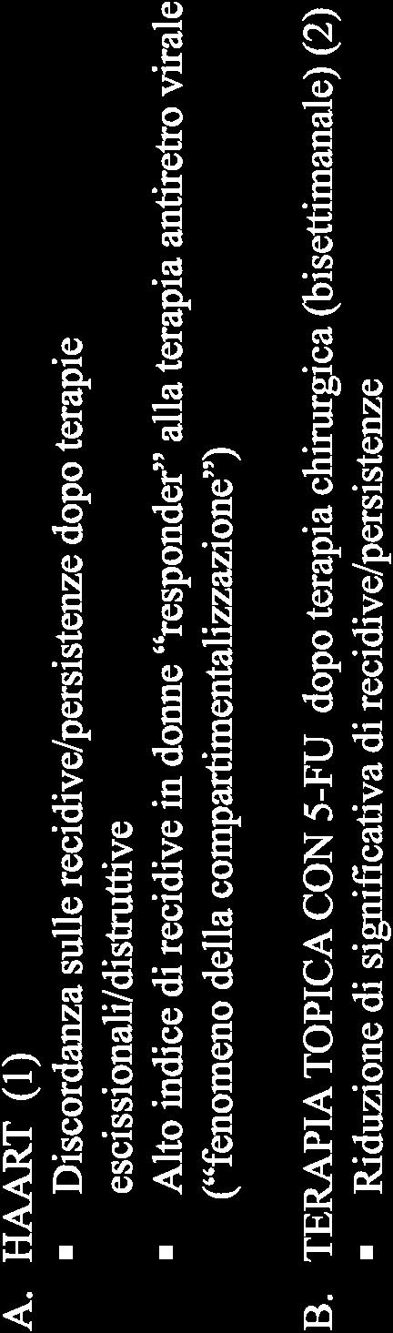 responder alla terapia antiretro virale ( fenomeno della compartimentalizzazione ) B.