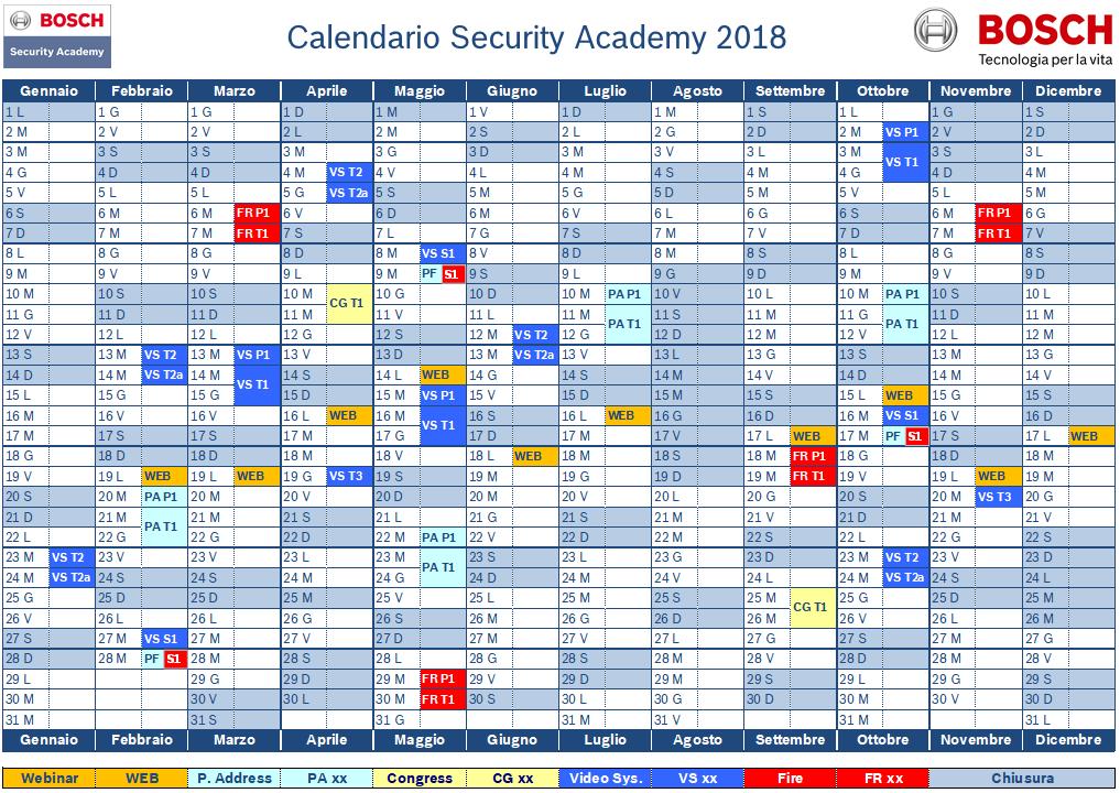 Calendario generale