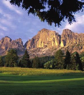 (Per questo pacchetto non è necessaria la registrazione di un HCP) Offerte Settimane intensive del golf - nelle Dolomiti 7 pernottamenti con pensione ¾ per buongustai dell Hotel Peter Green fee 18