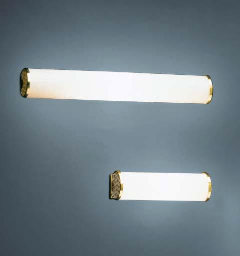 2436 2435 2435 H cm. 6 - L. cm. 19 - S. cm. 7 1 x 100W (R7S). Applique fornita di 1 lampadina alogena. Wall lamp provided with 1 halogen bulb. 2436 H cm. 6 - L. cm. 38 - S.