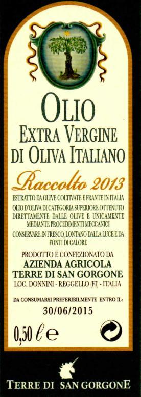 DIANA TERRE DI SAN GORGONE Informazioni aziendali Piante di olivo: 6.