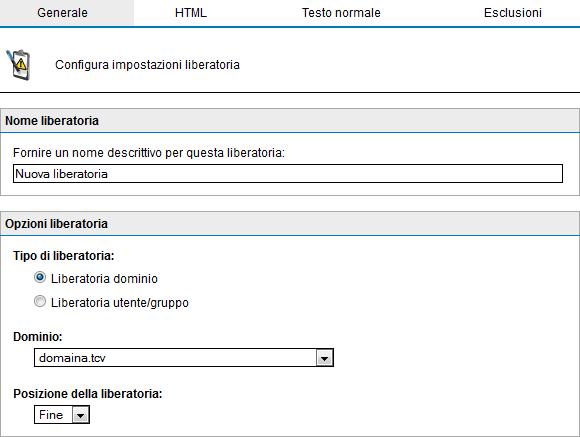 Schermata 123: Aggiunta di una nuova liberatoria 3.