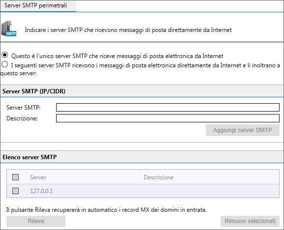 Schermata 128: Impostazioni server SMTP perimetrali 2.