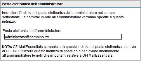 1. Da GFI MailEssentials Configuration, selezionare Impostazioni generali > Impostazioni e scegliere la scheda Generale.