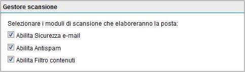 Digitare l'indirizzo di posta elettronica dell'amministratore nell area Indirizzo di posta elettronica dell amministratore. 3. Fare clic su Applica. 9.